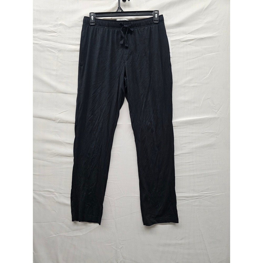 Goodfellow & Co Mens Knit Lounge Pant Black Straight Leg Sleepwear Medium NEW